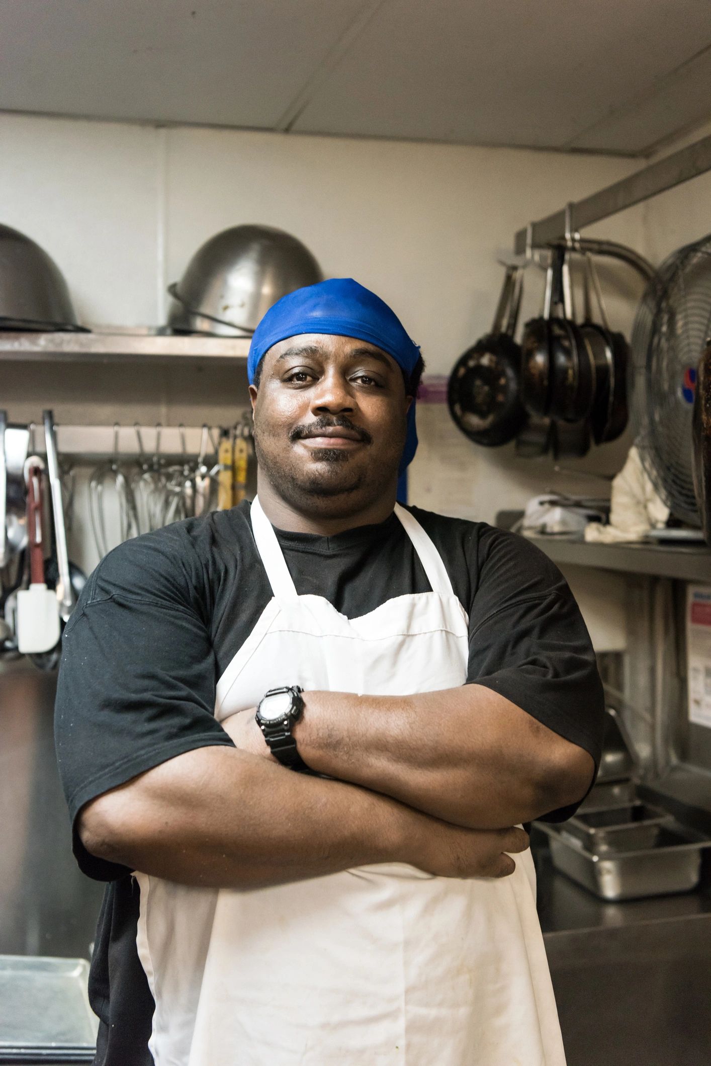 Smiling chef portrait